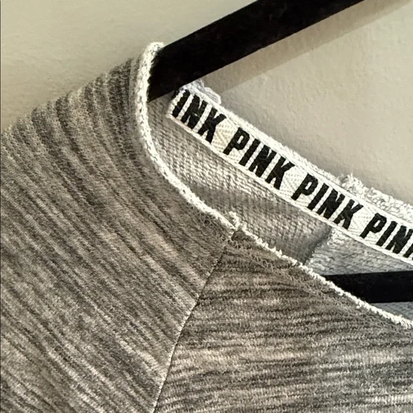 PINK Victoria's Secret Heathered Gray Sweater - Picture 4 of 5